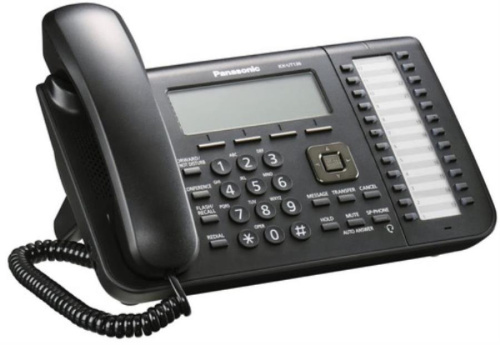 изображение Panasonic KX-UT136RU-B Проводной SIP телефон магазин Компании Интерком-НН картинка Panasonic KX-UT136RU-B Проводной SIP телефон от магазина Интерком-НН
