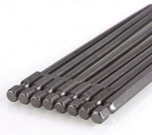 картинка Набор магнитных бит Torx 150мм, 1/4" 8шт T8, T10, T15, T20, T25, T27, T30, T40 от магазина Интерком-НН фото 2