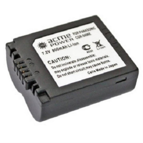 изображение Аккумулятор 7,2v 800mAh AcmePower S006E для фотокамер Panasonic магазин Компании Интерком-НН картинка AcmePower S006E (CGR-S006, DMW-BMA7) Аккумулятор 7,2v 800mAh для фотокамер Panasonic от магазина Интерком-НН