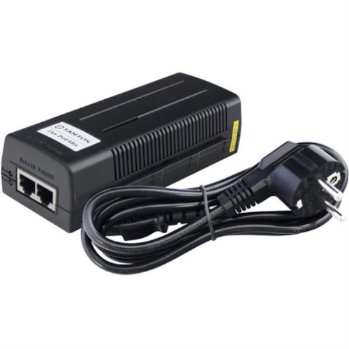 картинка Tantos TSn-PoE48n PoE-инжектор для сетей 10/100/1000 BaseT 48В, 1А от магазина Интерком-НН