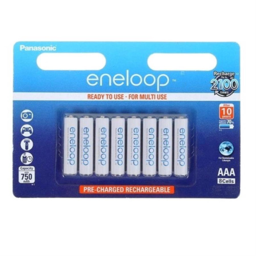 изображение 8 аккумуляторов 750mAh AAA BL8 Panasonic eneloop BK-4MCCE/8BE магазин Компании Интерком-НН картинка Panasonic eneloop BK-4MCCE/8BE Аккумулятор 750mAh AAA BL8 от магазина Интерком-НН