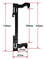 картинка Защелка, крючок двери MW5618AA-P07.1 (W511AA-P07.1) для микроволновой печи (СВЧ) Bork M511, MW511  от магазина Интерком-НН