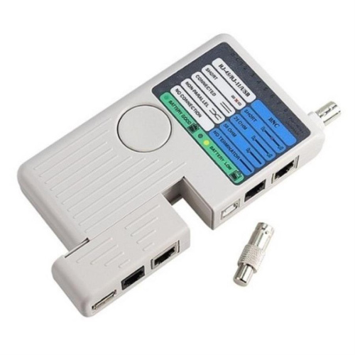 изображение Универсальный кабельный тестер HT-2468B RJ45, RJ11, RJ12, USB, BNC магазин Компании Интерком-НН фото 3 картинка HT-2468B Универсальный кабельный тестер RJ45, RJ11, RJ12, USB, BNC от магазина Интерком-НН фото 3