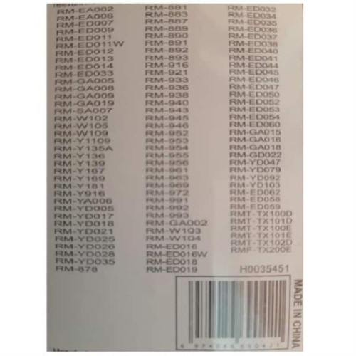 картинка Huayu RM-1025A (19261) пульт дистанционного управления универсальный (ПДУ) для техники Sony   от магазина Интерком-НН фото 2