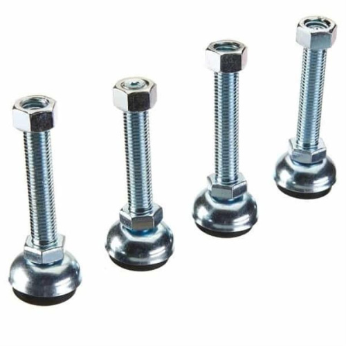 картинка Ножки регулируемые размер М12 (комплект 4 шт) для напольных шкафов и стоек от магазина Интерком-НН