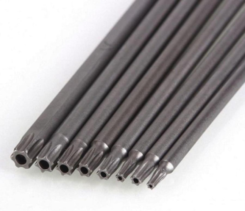 картинка Набор магнитных бит Torx 150мм, 1/4" 8шт T8, T10, T15, T20, T25, T27, T30, T40 от магазина Интерком-НН фото 2