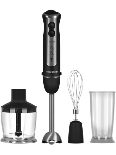 картинка Redmond BH405 погружной блендер 1200Вт регулировка оборотов, режим турбо черный от магазина Интерком-НН