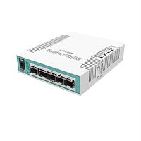 картинка Mikrotik CRS106-1C-5S, Управляемый коммутатор Mikrotik Routerboard 1xGigabit Ethernet /SFP + 5xSFP от магазина Интерком-НН