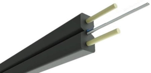 картинка Кабель оптический SNR-FOCD-F-01 для прокладки внутри зданий, на чердаках 1 оптическое волокно SM от магазина Интерком-НН