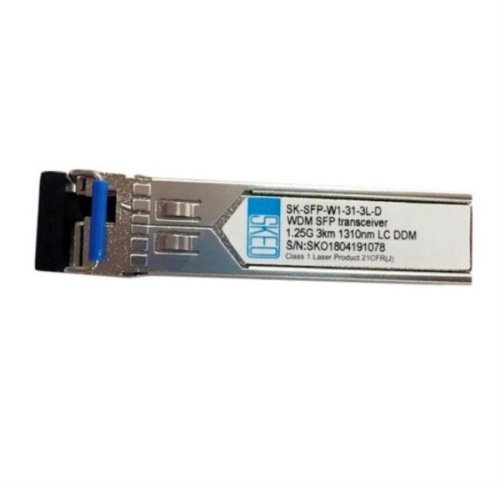изображение Модуль WDM SFP 1.25 Gb/s, 1310nm 3 км, LC DDM SK-SFP-W1-31-3L-D магазин Компании Интерком-НН картинка SK-SFP-W1-31-3L-D Модуль WDM SFP 1.25 Gb/s, 1310nm 3 км, LC DDM от магазина Интерком-НН