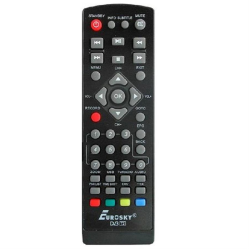 картинка Huayu ES-11/15 (17566) пульт дистанционного управления (ПДУ) для ресивера EuroSky ES-11 от магазина Интерком-НН