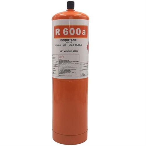 изображение Газ R600A баллон 420 грамм (фреон, хладон, хладагент) с клапаном магазин Компании Интерком-НН картинка Газ R600A баллон 420 грамм (фреон, хладон, хладагент) с клапаном от магазина Интерком-НН