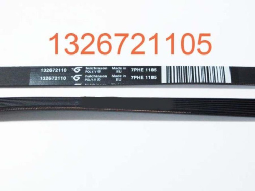 картинка Hutchinson 1326721105 Ремень приводной 1185 H7 1105 мм для стиральных машин Electrolux от магазина Интерком-НН
