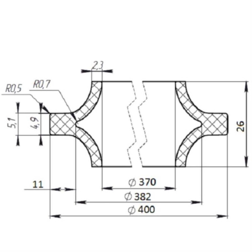 картинка YH-21L-25L Уплотнитель крышки силиконовый для мультиварки-скороварки 21, 25, 33 литров от магазина Интерком-НН фото 2