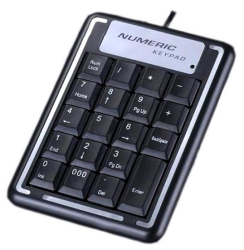 изображение Клавиатура-мини USB Numeric (черная) магазин Компании Интерком-НН картинка Numeric Клавиатура-мини USB (черная) от магазина Интерком-НН