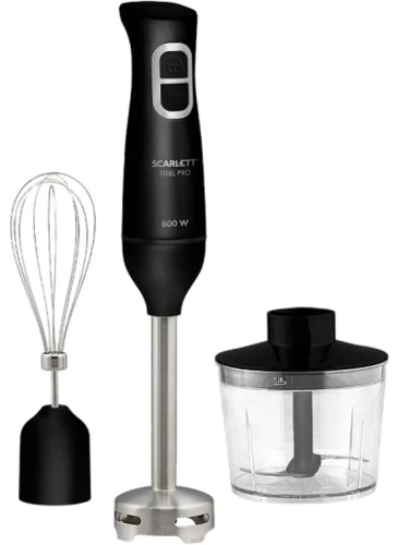 картинка Scarlett SC-HB42F74 погружной блендер 800Вт режим турбо, цвет черный от магазина Интерком-НН