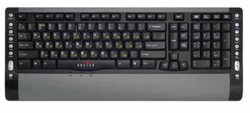 изображение Клавиатура Oklick 410M Black/Silver mmedia PS/2+USB магазин Компании Интерком-НН картинка Клавиатура Oklick 410M Black/Silver mmedia PS/2+USB от магазина Интерком-НН
