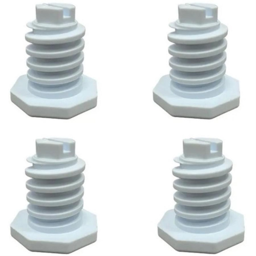 картинка Gefest 300.00.0.087А набор регулируемых ножек (4шт) белая для плиты Gefest от магазина Интерком-НН