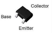 картинка 2SA1576R Транзистор PNP / -150mA / -50V General Purpose Transistors от магазина Интерком-НН