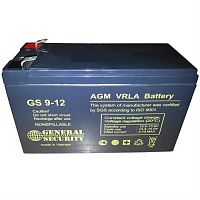 картинка GENERAL SECURITY GS 9-12 KL Аккумуляторная батарея 9В, 12А/ч от магазина Интерком-НН
