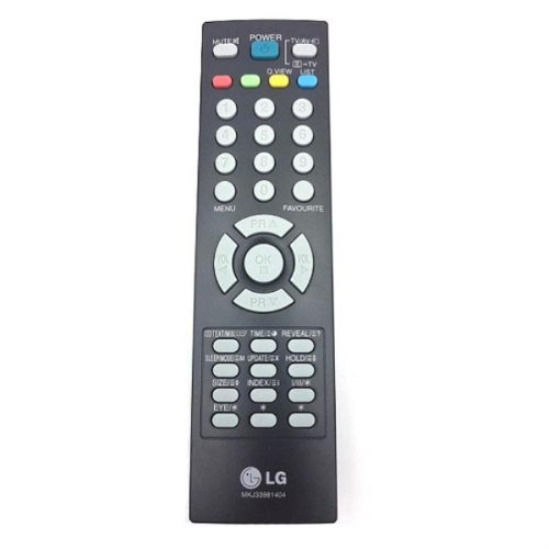 картинка LG MKJ33981404 Пульт дистанционного управления для телевизора 21FG5RL, 21FJ7AG, 21FJ8RL, 21FS2CG от магазина Интерком-НН