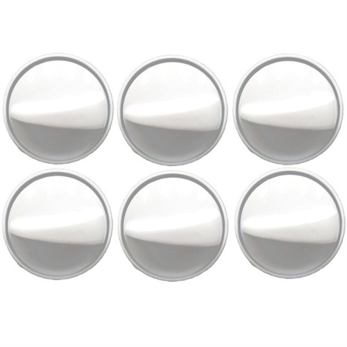 картинка Комплект ручек 01041653 для электроплиты (стиль F/E) без таймера Дарина EM331, 341, EC241 (белые) от магазина Интерком-НН