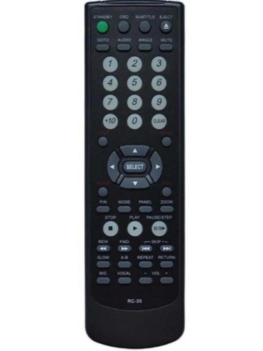 изображение Huayu RC-35 (16160) пульт дистанционного управления (ПДУ) для DVD-плеера BBK магазин Компании Интерком-НН картинка Huayu RC-35 (16160) пульт дистанционного управления (ПДУ) для DVD-плеера BBK от магазина Интерком-НН