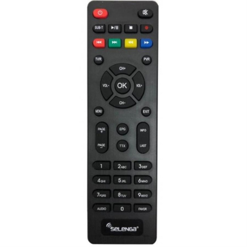 картинка Huayu T42D (20582) пульт дистанционного управления (ПДУ) для цифровых приставок Selenga от магазина Интерком-НН