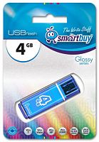 картинка Память USB 4Gb Smart Buy Glossy синий от магазина Интерком-НН