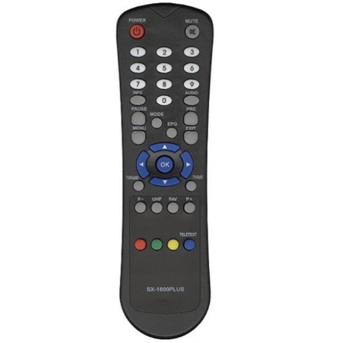 картинка Huayu SX-1600PLUS (17425) пульт дистанционного управления (ПДУ) для приставки Neosat (Globo)  от магазина Интерком-НН