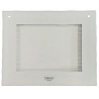 картинка Whirlpool C00510597 (481011104016) стекло внешнее двери духовки 595х478мм для плиты  от магазина Интерком-НН