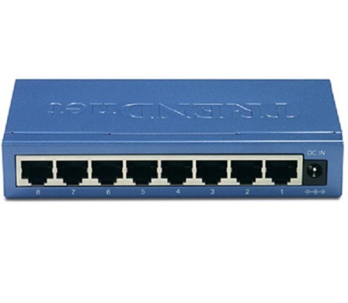 изображение Коммутатор TRENDNET TE100-S88E plus 8 портов 10/100МБс магазин Компании Интерком-НН фото 2 картинка TRENDnet TE100-S88E+ коммутатор 8 портов 10/100МБс от магазина Интерком-НН фото 2