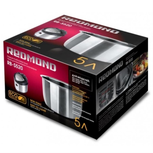 изображение Чаша из нержавеющей стали RB-S520 для мультиварки объём 5 литров Redmond RMC-M4504, RMC-M110, RMC-PM4506, RMC-PM4507, RMC-PM180, RMC-PM190 магазин Компании Интерком-НН фото 3 картинка Redmond RB-S520 Чаша для мультиварки из нержавейки для RMC-M4504, M110, PM4506, PM4507, PM180, PM190 от магазина Интерком-НН фото 3