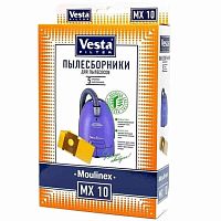 картинка Vesta filter MX10 комплект мешков-пылесборников бумажных (5шт) для пылесоса Moulinex от магазина Интерком-НН