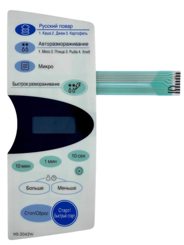 картинка LG 3506W1A349A Сенсорная панель управления для микроволновой СВЧ печи MS-2042W от магазина Интерком-НН