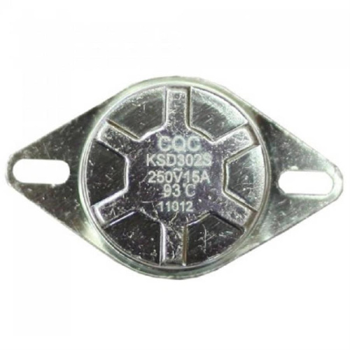 картинка KSD302S-15A-93NC Термостат защитный (250V, 15A, 93°C) для водонагревателя от магазина Интерком-НН фото 3