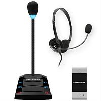 картинка Stelberry S-402 Переговорное устройство клиент-кассир с гарнитурой  от магазина Интерком-НН