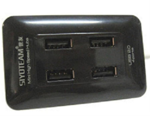 изображение Разветвитель на 4 порта USB hub (черный) магазин Компании Интерком-НН картинка Разветвитель на 4 порта USB hub (черный) от магазина Интерком-НН
