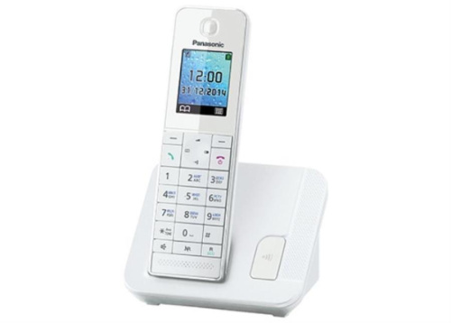 изображение Беспроводной телефон Panasonic KX-TGH210RUW DECT (радиотелефон) нет, цвет: белый магазин Компании Интерком-НН картинка Panasonic KX-TGH210RUW - Беспроводной телефон DECT (радиотелефон) нет, цвет: белый от магазина Интерком-НН