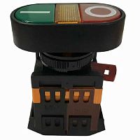 картинка Выключатель APBB-22N (131D) пусковой старт-стоп с подсветкой до 10A, 600В  от магазина Интерком-НН