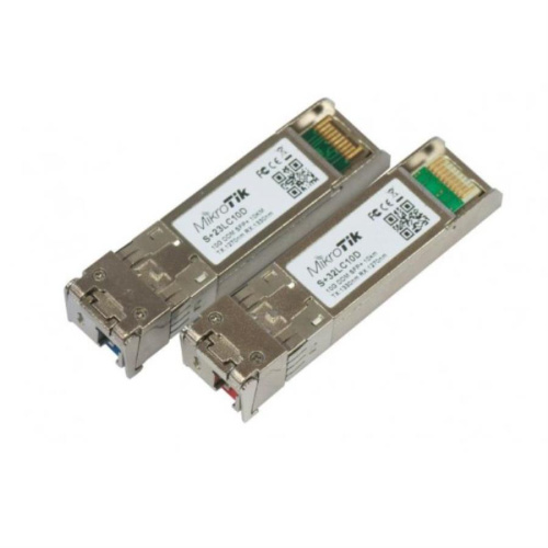 картинка S+2332LC10D Комплект двунаправленных SFP+ (10G) трансиверов Mikrotik от магазина Интерком-НН
