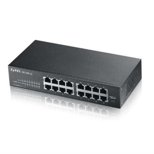 картинка Zyxel Коммутатор неуправляемый GS1100-16-EU0101F от магазина Интерком-НН
