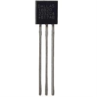 картинка Dallas DS18B20 датчик температуры TO-92 с интерфейсом 1-Wire от магазина Интерком-НН