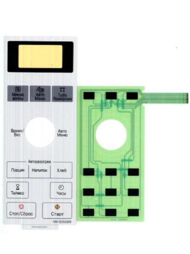 картинка Panasonic F630Y8G80SZP Сенсорная панель для СВЧ (микроволновой печи) NN-SD556M ZPE от магазина Интерком-НН фото 2