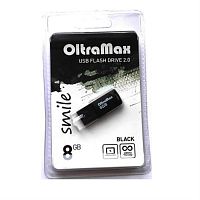 картинка Память USB 8Gb OltraMax Smile черный (OM-008GB-Smile-Black) от магазина Интерком-НН