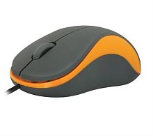 картинка Defender Accura MS-970 (52971) Мышь проводная, 3 кнопки, серо-оранжевая от магазина Интерком-НН