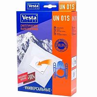 картинка Vesta filter UN01S комплект мешков-пылесборников синтетических универсальных для пылесоса магазин Интерком-НН являющийся официальным представителем в России картинка Vesta filter UN01S комплект мешков-пылесборников синтетических универсальных для пылесоса от магазина Интерком-НН