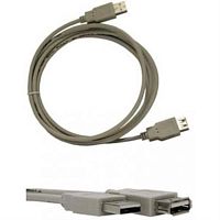 картинка Кабель-удлинитель USB 2.0 AM/AF 1.8м серый (пакет) K818  от магазина Интерком-НН