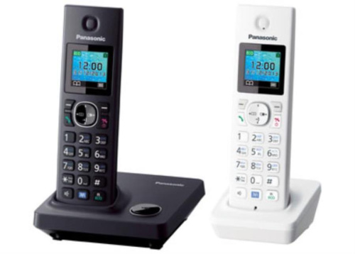 изображение Беспроводной телефон Panasonic KX-TG7852RU1 DECT (радиотелефон) , цвет: черный/белый магазин Компании Интерком-НН картинка Panasonic KX-TG7852RU1 - Беспроводной телефон DECT (радиотелефон) , цвет: черный/белый от магазина Интерком-НН