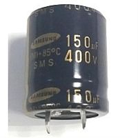 картинка Электролитический конденсатор 150uFx400Vx85°С в алюминиевом цилиндрическом корпусе от магазина Интерком-НН